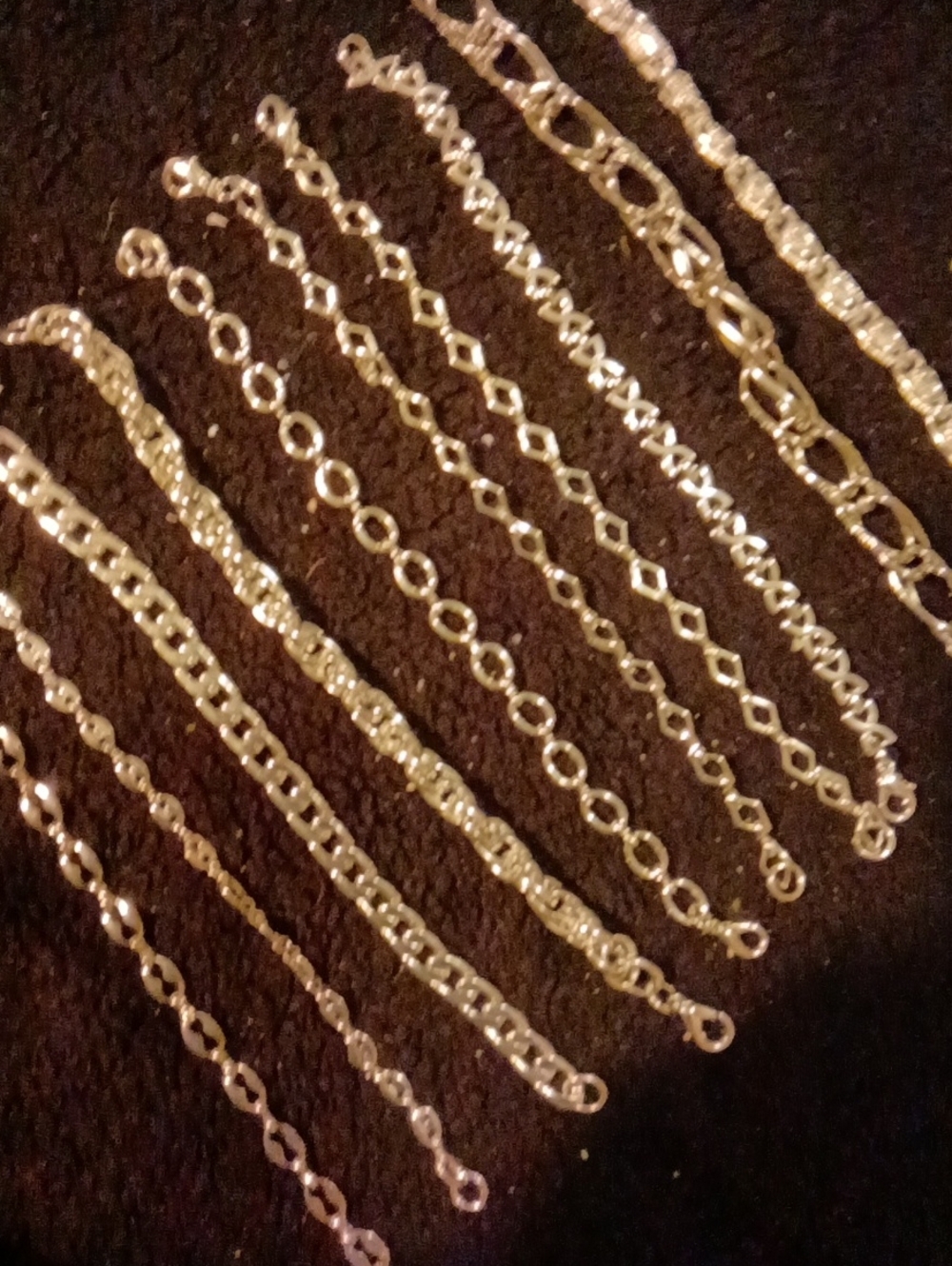 Silver Multi-Link Bracelet Collection - Shiny Silver
